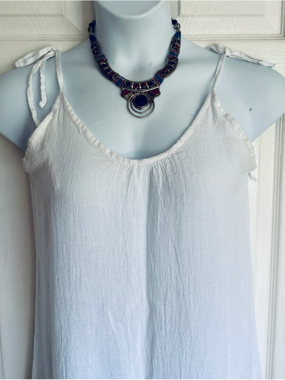 MEO MELI.. Tie-Shoulder dress/beach coverup